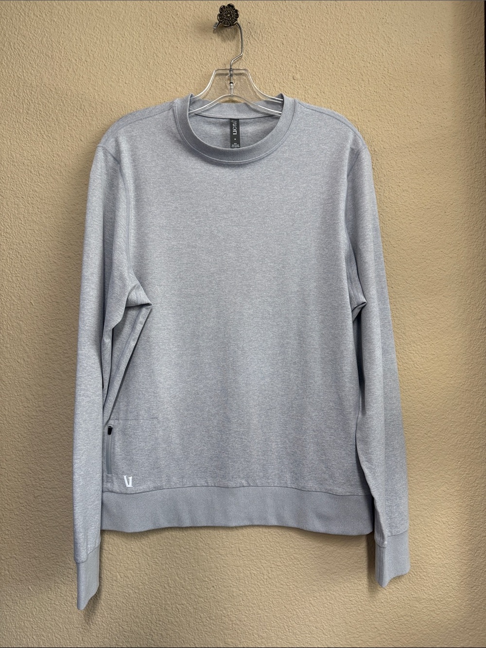 Vuori Men's Ponto Performance Pullover Long Sleeve Crew Size M
